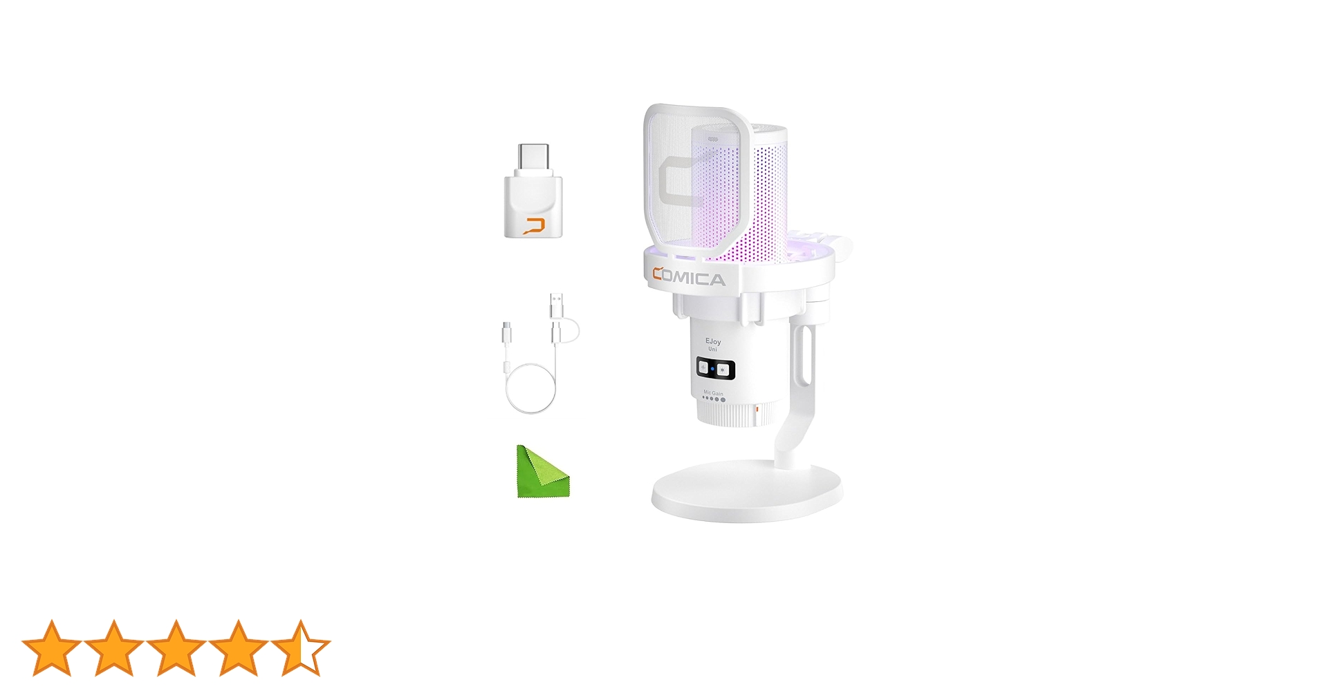 ComicaEJoyD10PRORGBカーディオイドダイナミックワイヤレスマイク COMICA EJoy D10 RGB カーディオイド ダイナミック マイク ユーザー